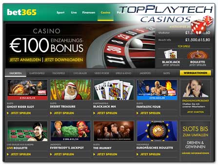 Bet365 Casino Webseite