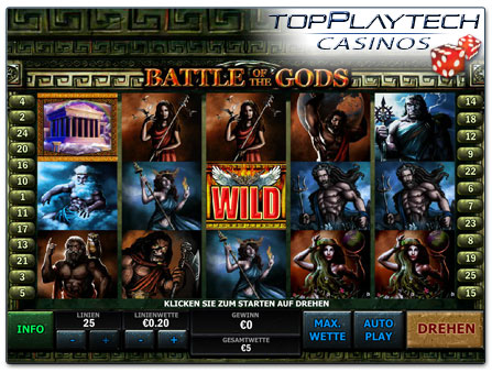 Playtech Battle of the Gods online Slot