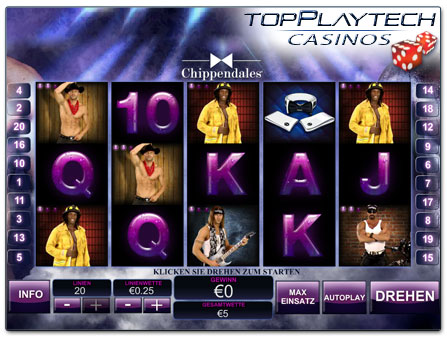 Playtech Chippendales online Slot