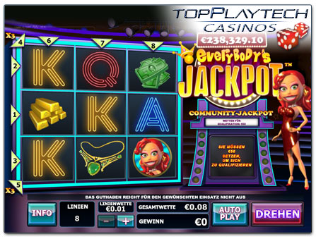 Playtech Everybody's Jackpot online Slot