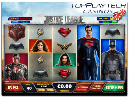 Playtech Slot Justice League