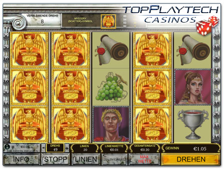 Playtech Rome & Glory online Slot Freispiele