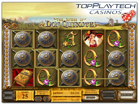 Playtech The Riches of Don Quixote Doppelsymbole