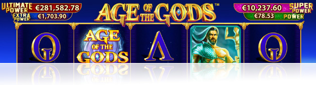 Playtech Age of the Gods Jackpots