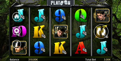 Platoon Spielautomat auf dem Handy