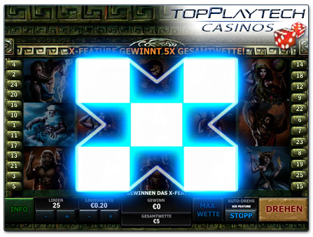 Playtech Battle of the Gods Bonusspiel