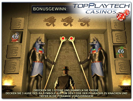 Playtech Daring Dave & the Eye of Ra Bonusspiel