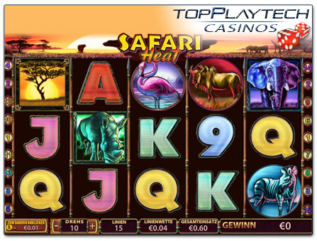 Playtech Safari Heat online Slot