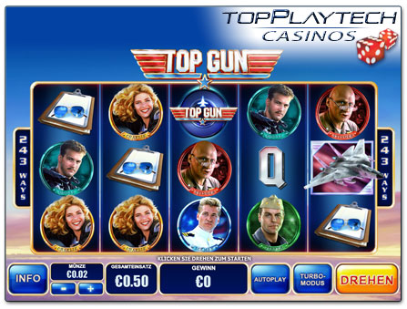 Playtech Top Gun online Slot