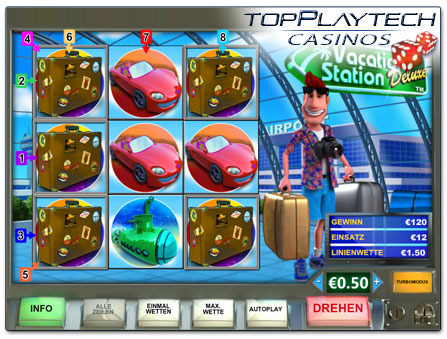 Playtech Vacation Station Deluxe online Slot
